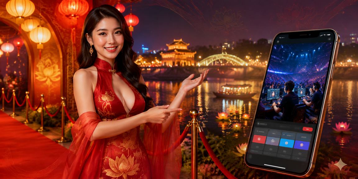 Sự kiện cá cược esports ban đêm tại chợ đêm Huế