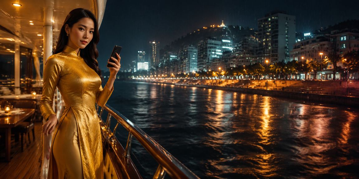 Người dùng tại Vũng Tàu xem tỷ lệ cược thể thao trên điện thoại tại bãi biển